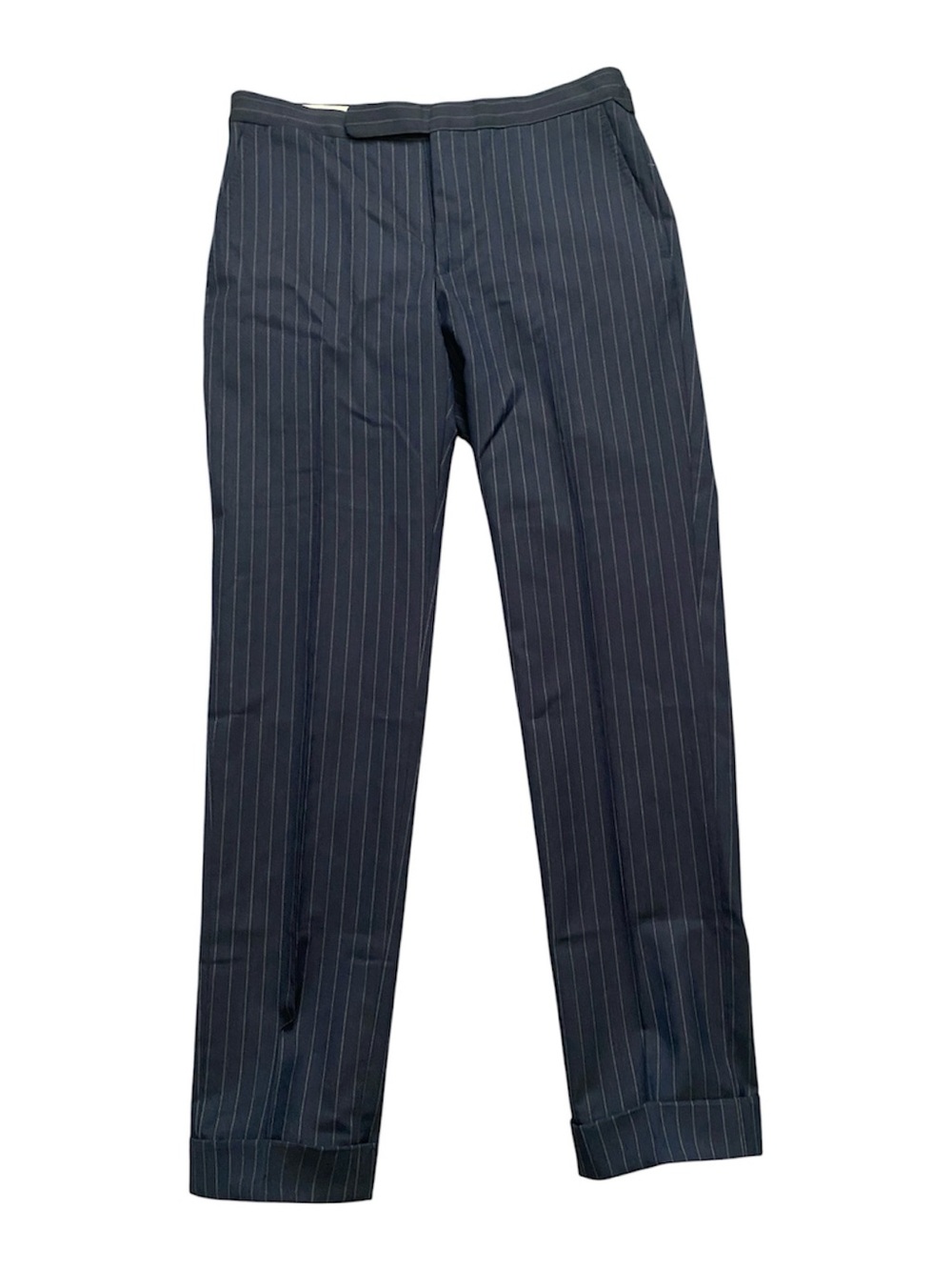 Polo Ralph Lauren Men Pin Stripe Dress Slacks Navy Blue Size 32/33